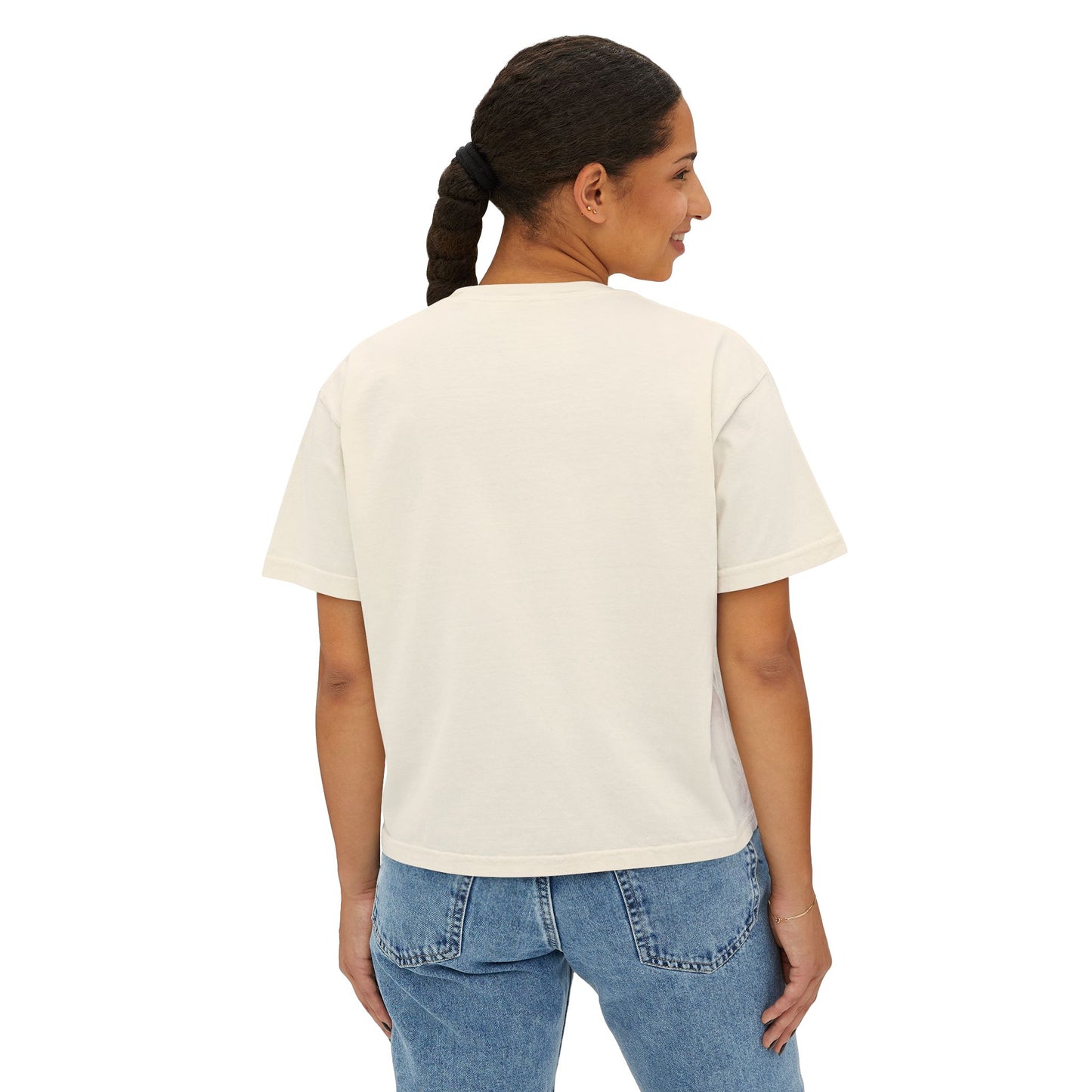 Women's Boxy Tee | Boxy, cozy, and baked with a side of boo.
