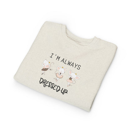 Kids Crewneck Sweatshirt | ✨ Always dressed to twirl.