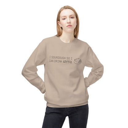 Crewneck Sweatshirt | ☕🍞 The circle of life: Coffee fuels sourdough, sourdough deserves coffee.