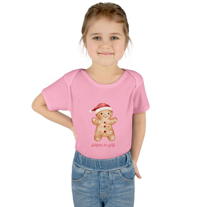 Gingerbread Baby Bodysuit - Cute Holiday Infant Onesie