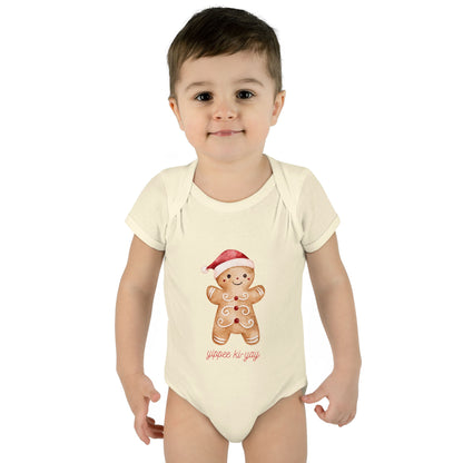 Gingerbread Baby Bodysuit - Cute Holiday Infant Onesie
