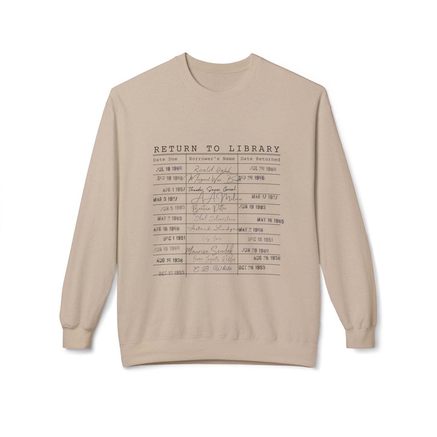 Library Return Fleece Sweatshirt