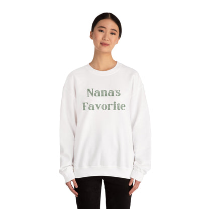 Nana’s Favorite Grandchild Sweatshirt — Cute Gift for Grandkids