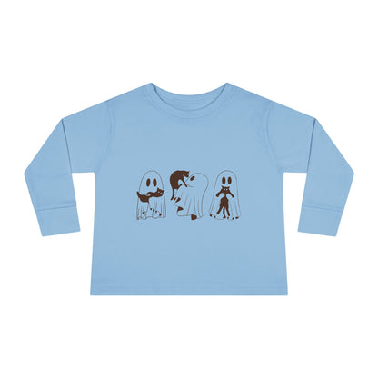 Kids Long Sleeve Tee | 👻🐾 A comfy must-have for spooky season