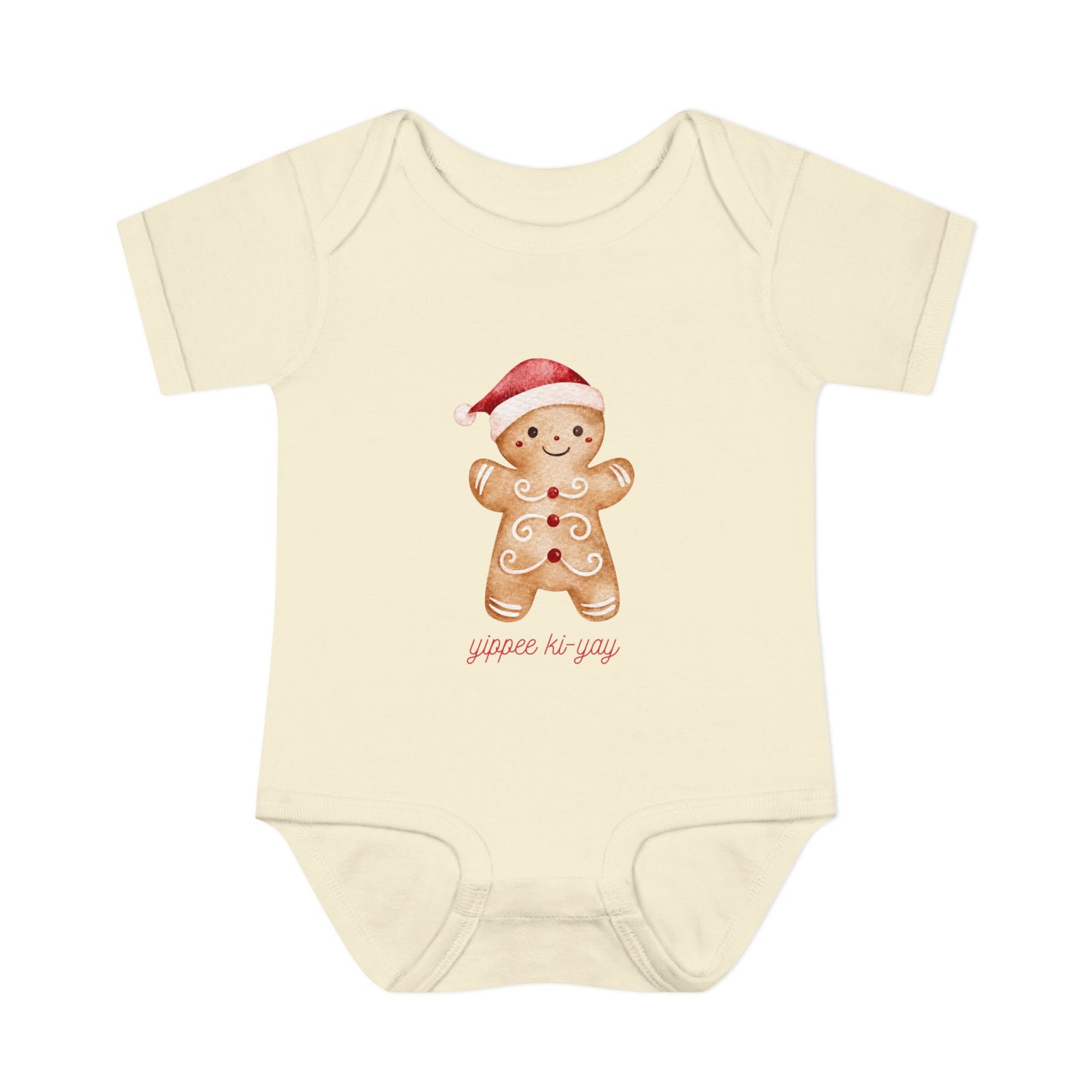 Gingerbread Baby Bodysuit - Cute Holiday Infant Onesie