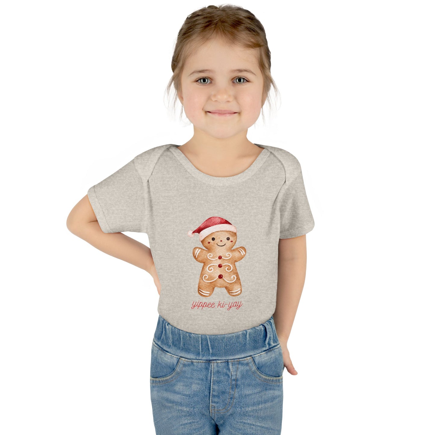 Gingerbread Baby Bodysuit - Cute Holiday Infant Onesie