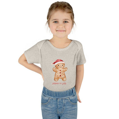 Gingerbread Baby Bodysuit - Cute Holiday Infant Onesie
