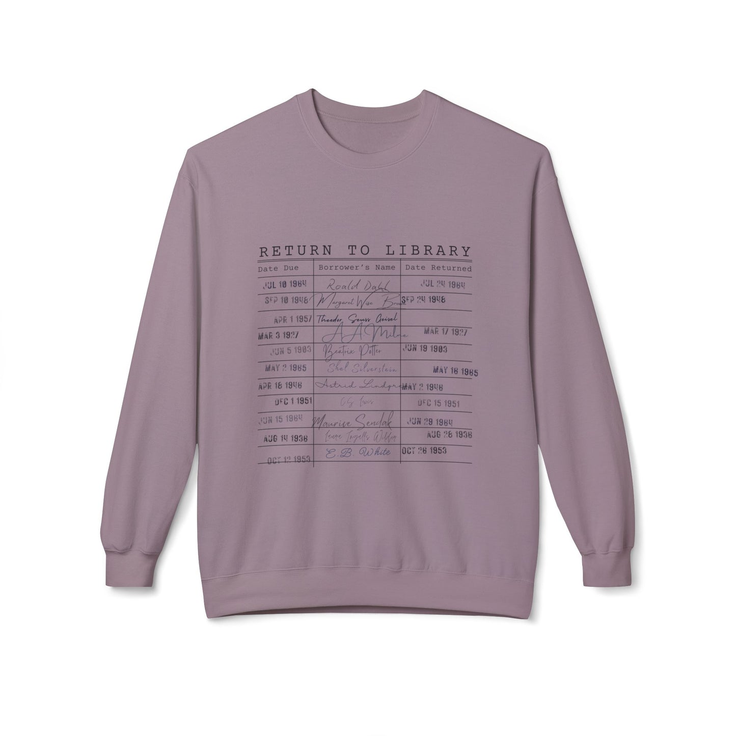 Library Return Fleece Sweatshirt