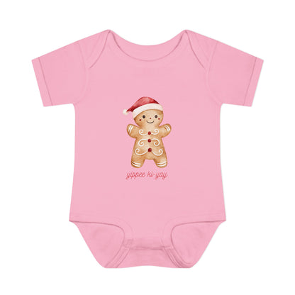 Gingerbread Baby Bodysuit - Cute Holiday Infant Onesie