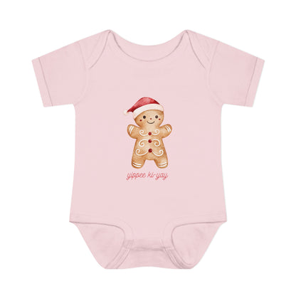 Gingerbread Baby Bodysuit - Cute Holiday Infant Onesie