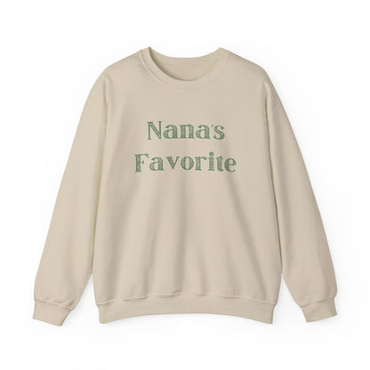 Nana’s Favorite Grandchild Sweatshirt — Cute Gift for Grandkids