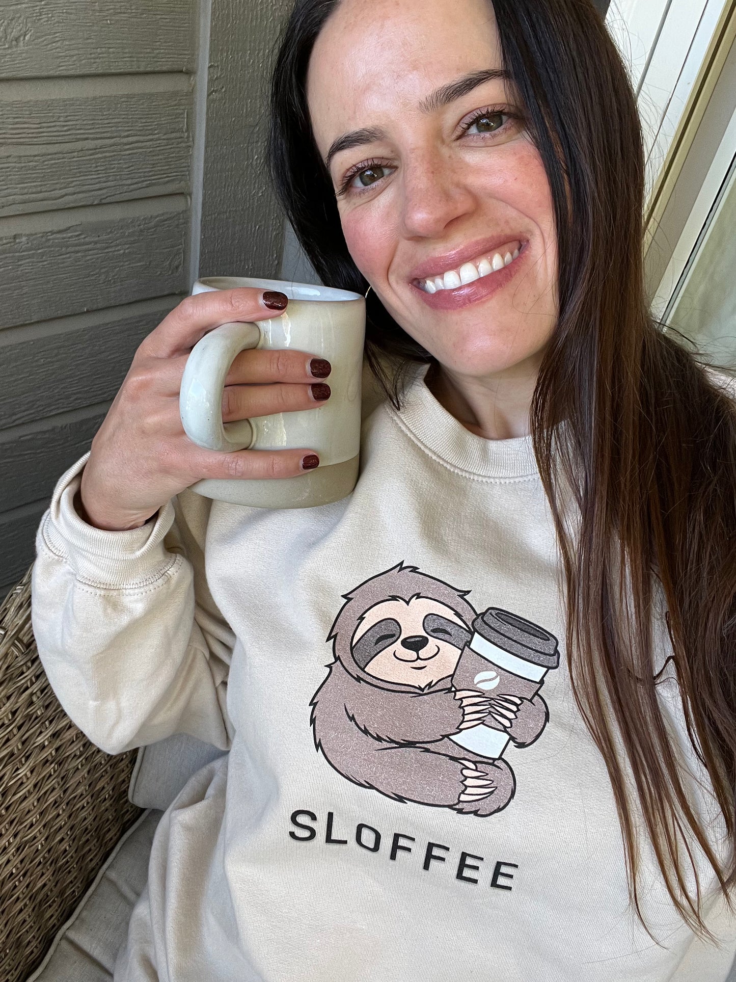 Crewneck Sweatshirt | Soft, comfy, and a little bit latte.